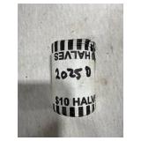 2025 D Kennedy Half Dollar Roll