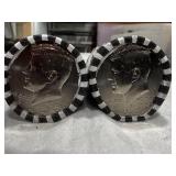 Two 2025D Rolls Kennedy Half Dollars