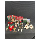 Assorted Christmas Decorations Lot