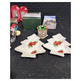 Assorted Christmas Decorations Lot