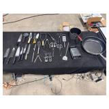 Assorted Kitchen Knives & Utensils