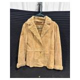 BKE Diva Tan Faux Fur Jacket
