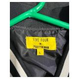 Black & Cream Bomber Jacket