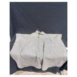 Grey Wool Blend Poncho