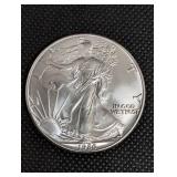 1986 American Silver Eagle - 1 oz .999 Fine Silver Dollar