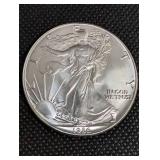 American Silver Eagle 1986 1 oz .999 Fine Silver Dollar
