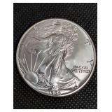1986 Walking Liberty Silver Dollar - 1/2 oz Fine Silver - $1