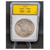 1924-P Peace Dollar MS-60