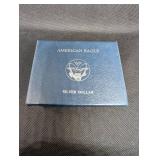 American Eagle Silver Dollar 1 oz - Blue Velvet Presentation Box