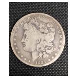 Morgan Silver Dollar 1884-S - United States One Dollar Coin