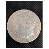 1892-CC Morgan Silver Dollar - United States One Dollar Coin
