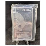 Silver Gold Bull Buffalo 10 oz .999 Fine Silver Bar