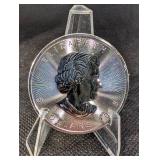 Canada Silver Maple Leaf Coin - 1 oz .9999 Fine Silver - Elizabeth II - 20 Dollars