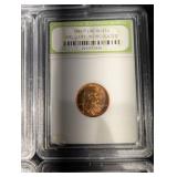 Lincoln Cent Slab Collection: 2002-S, 2007-S, 1960-P UNC, 1976-S, SF Wheat Cent