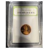 Lincoln Cent Slab Collection: 2002-S, 2007-S, 1960-P UNC, 1976-S, SF Wheat Cent