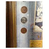 The Trailblazers Framed Coin & Stamp Collage Display