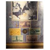 The Trailblazers Framed Coin & Stamp Collage Display