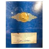 The U.S. Bicentennial Gold Set - 23K Gold Overlay Half Dollars (Seth G. Huntington Design)