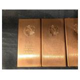 Liberty Head Copper Bar - 2010 1 Pound .999 Fine - USA - 4 Pack