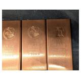 Liberty Head Copper Bar - 2010 1 Pound .999 Fine - USA - 4 Pack