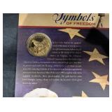 Symbols of Freedom Coin Set No. 1614534 - 24K Gold-Layered Proof Coins in Presentation Book