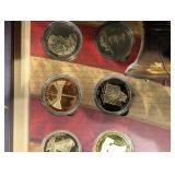 Symbols of Freedom Coin Set No. 1614534 - 24K Gold-Layered Proof Coins in Presentation Book