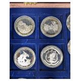 Symbols of Freedom - 12-Coin Set by American Mint in Wood Display Box