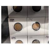 US Indian Head Cents Collection - Assorted Dates, Late 1800s to Early 1900s