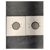 Three-Cent Coins 1865 (Lot of 2)