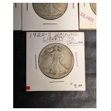 Walking Liberty Half Dollars - Assorted Years (Lot of 7)