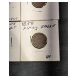 Flying Eagle Cents 1857 & 1858 (Lot of 9)
