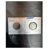 Shield Nickels 1867-1868 (Lot of 2)