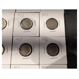 Buffalo Nickels 1934-1937 (16 Coins)