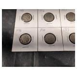 Buffalo Nickels 1934-1937 (16 Coins)