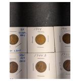 Lincoln Cent Collection (1909-1959) With First-Year Issue & Key Dates