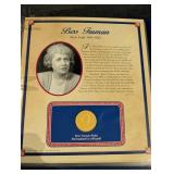 PCS Stamps & Coins The United States First Ladies Medals Volume II of II