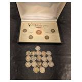 Mercury Dimes - Decades of Silver Dimes Coin Set (1910s-1940s)