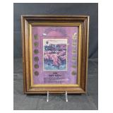 The Way West Buffalo Nickel Framed Print with Coin Border