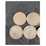 Group of 8 V Nickel U.S. Coins (1903-1906)