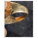 10kt Lion Head Ring - Gold-Tone w/ Green Stone, US Size 9