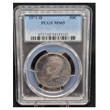 1971-D Kennedy Half Dollar PCGS MS65 in Slab - Denver Mint 50C