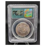 1951-S Lincoln Cent PCGS MS64 Franklin Half Dollar 90% Silver