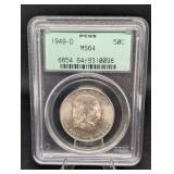 1949-D Franklin Half Dollar 50C PCGS MS64