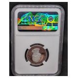 NGC PF69 Ultra Cameo 2019-S San Antonio Missions National Park Quarter Silver Proof