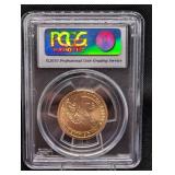 PCGS Satin Finish 2010-P Franklin Pierce $1 SP68 (Pos A)