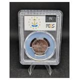 Rhode Island 2001-S 25C Silver Proof Quarter PCGS PR69DCAM
