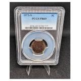 1973-S Jefferson Nickel PCGS PR69 Proof 5C San Francisco