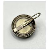 Cat's Eye Agate Pendant & Stud Earrings