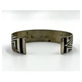 Barry Herem Bangle Bracelet - Geometric Inlay