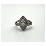 Staur Mirador Marquise-Cut Cubic Zirconia Ring, Size 9